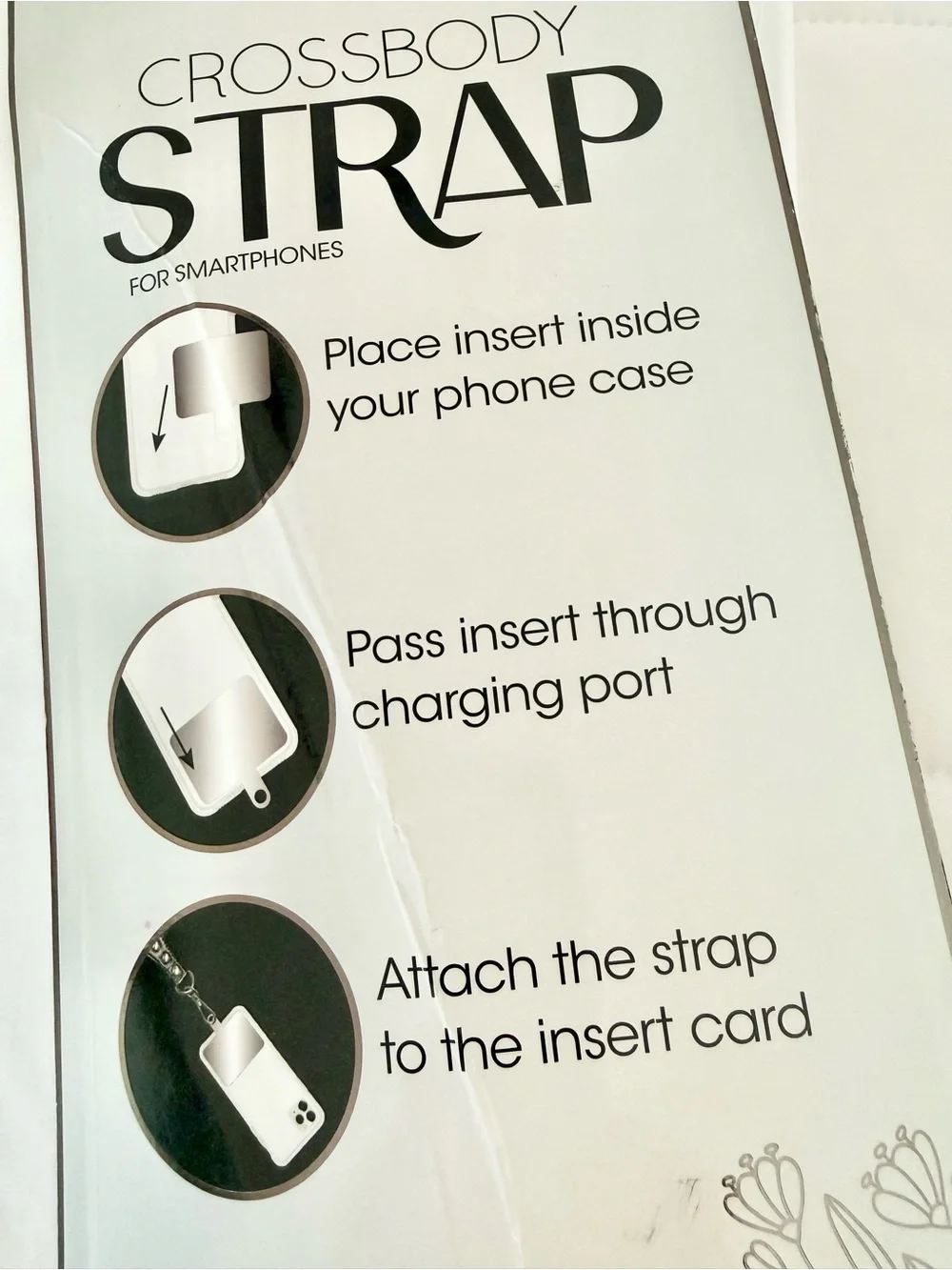 5 for $25!! PrimeConnect Smartphone Crossbody Strap Handsfree Style Security
